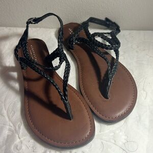 Aeropostale Braided Thong Sandals
